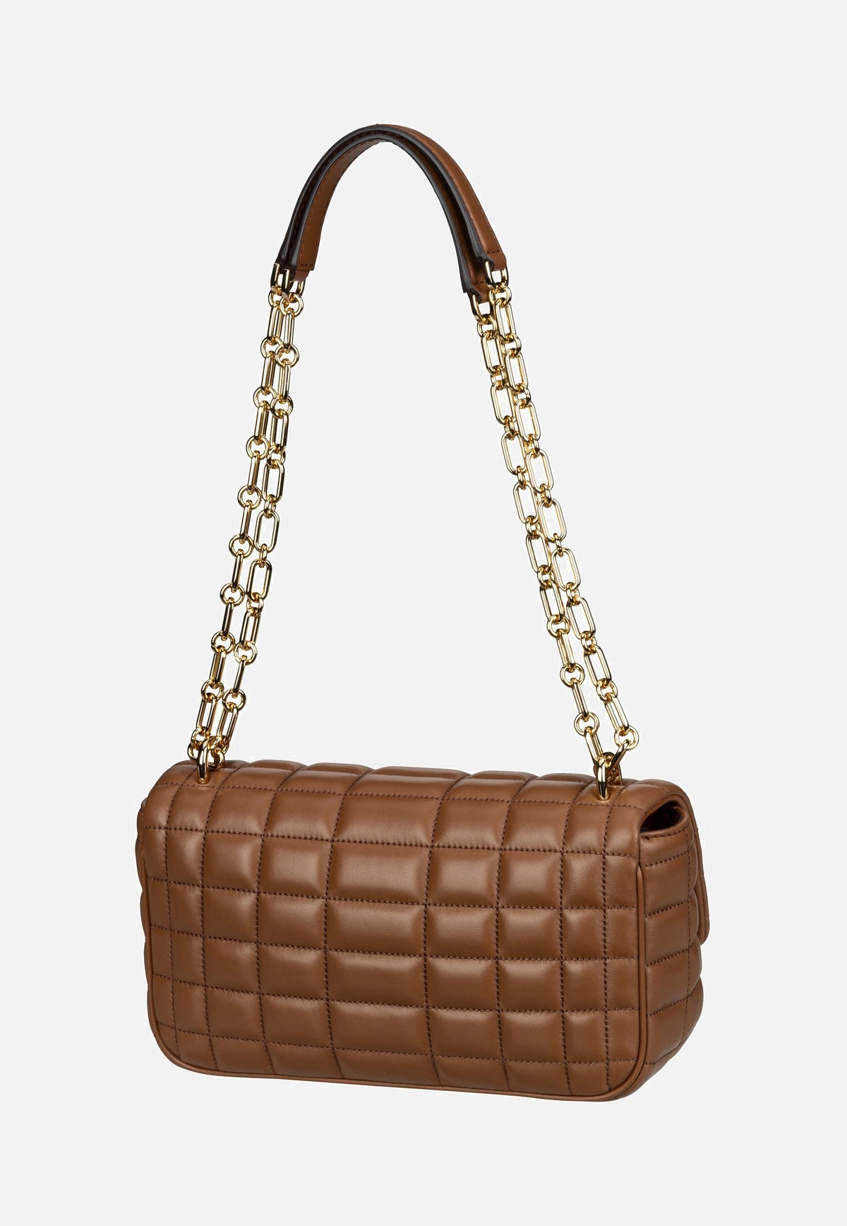 Michael Kors Tribeca LG Conv Chain Shoulder Costa Luggage Abendtasche