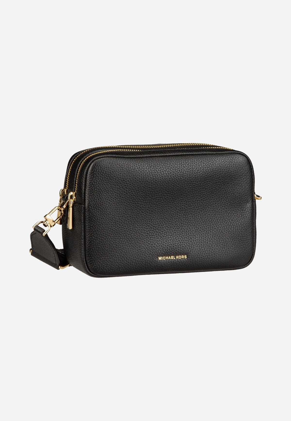 Michael Kors Bryant Medium Double Zip Chain Black Umhängetasche