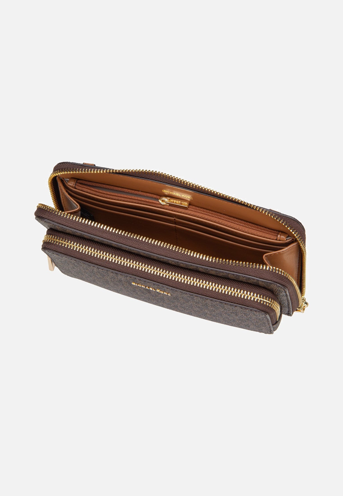 Michael Kors Jet Set LG Continental Xbody Brown/Acorn Abendtasche