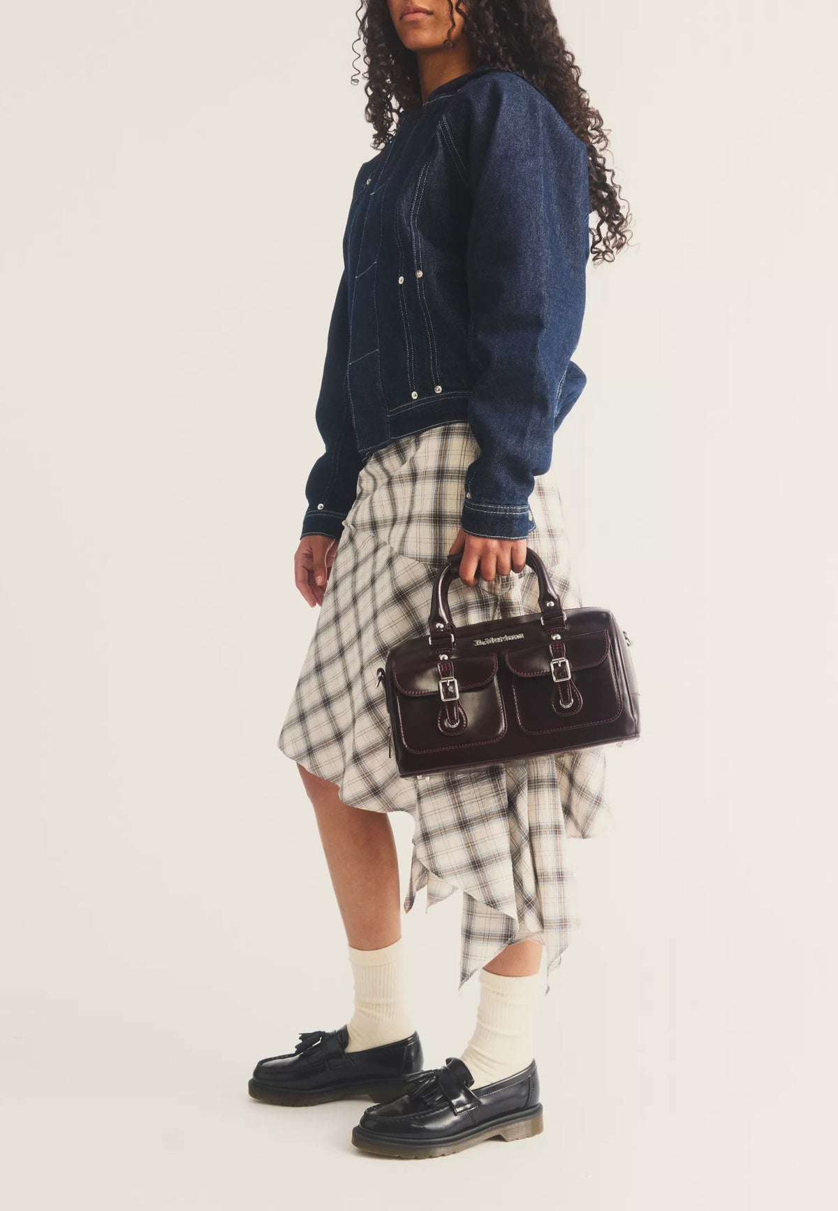 Dr. Martens Top Handle Cherry Red Oxford Rub Off Tasche
