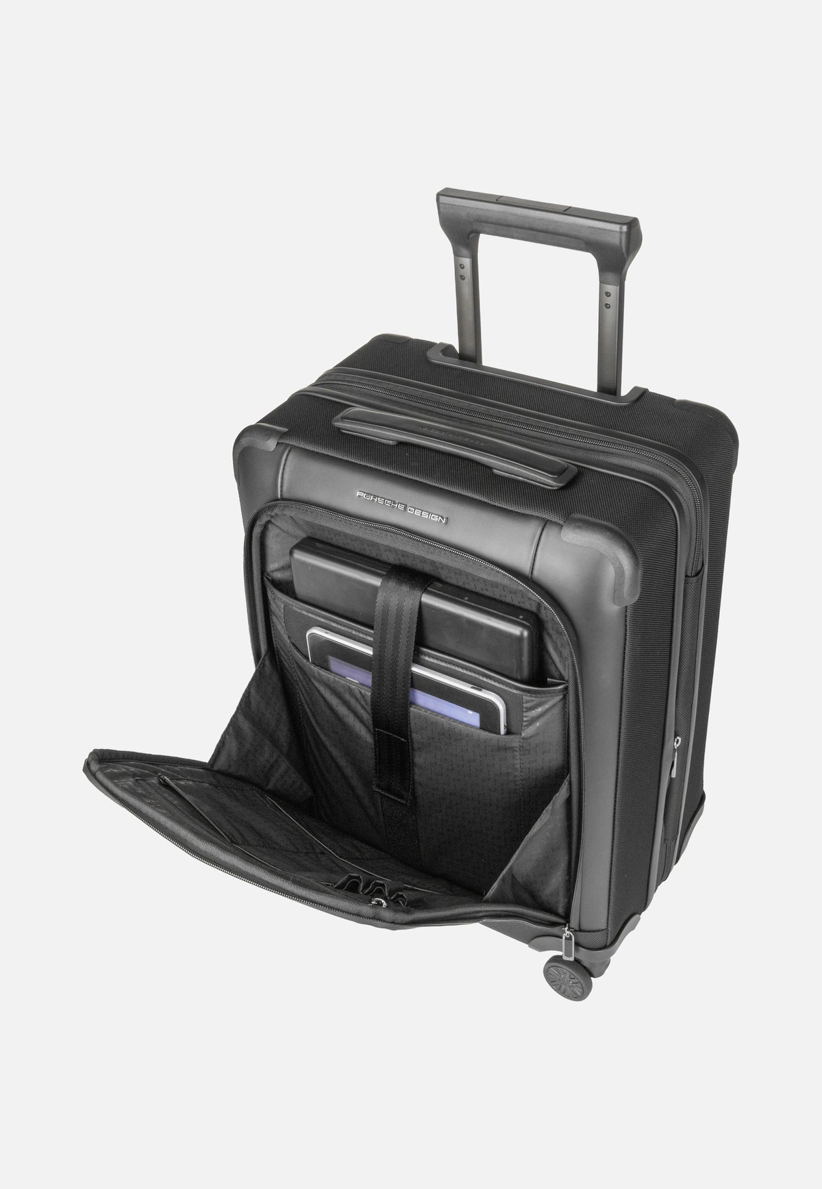 Porsche Design Roadster Nylon 4W Trolley S Exp Black Koffer