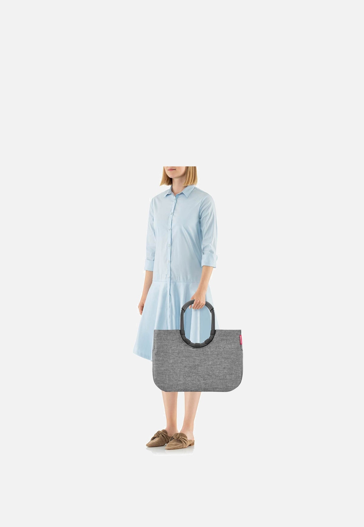 reisenthel Loopshopper L Twist Silver Einkaufskorb