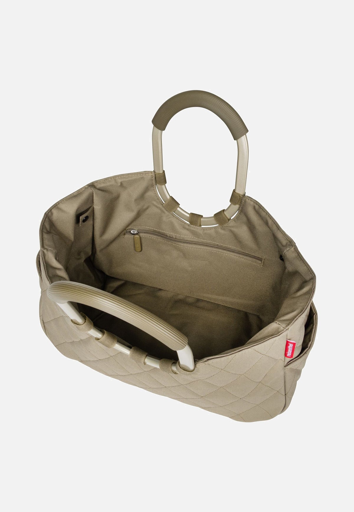 reisenthel Loopshopper M Frame Rhombus Olive Einkaufskorb