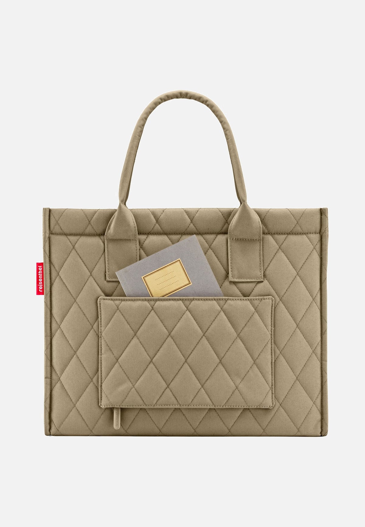 reisenthel Daily Shopper Business Rhombus Olive Tote Bag