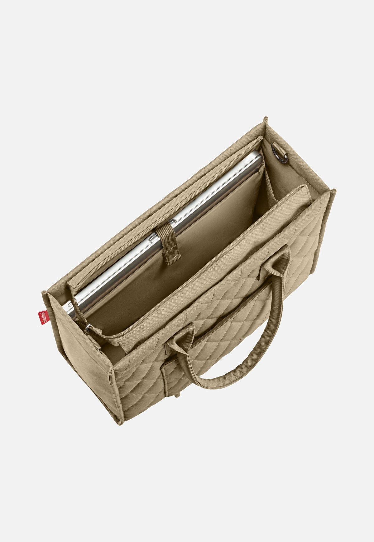 reisenthel Daily Shopper Business Rhombus Olive Tote Bag