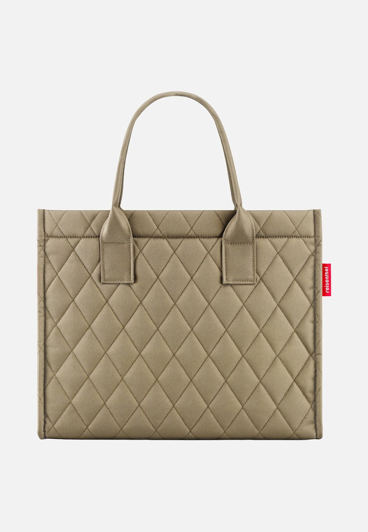 reisenthel Daily Shopper Business Rhombus Olive Tote Bag