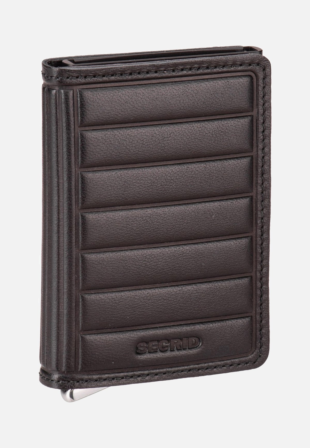 Secrid Slimwallet Emboss Lines Black+ Portemonnaie