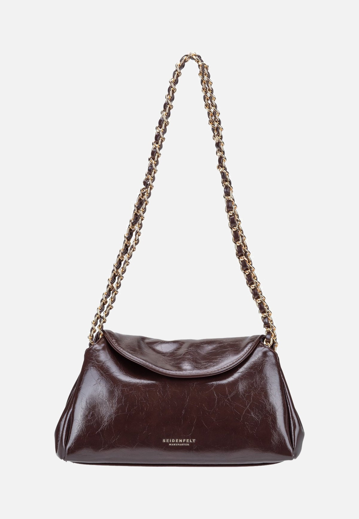 Seidenfelt Loimaa Handbag Dark Brown Schultertasche