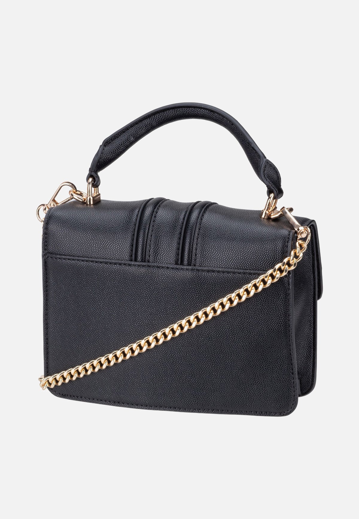 Seidenfelt Roros Top Handle Black/Gold Abendtasche