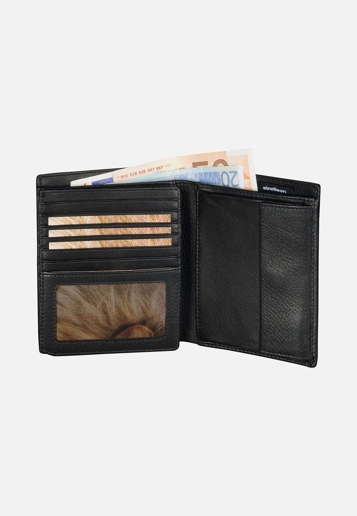 Strellson Carter Bill Fold V15 Black Wallet