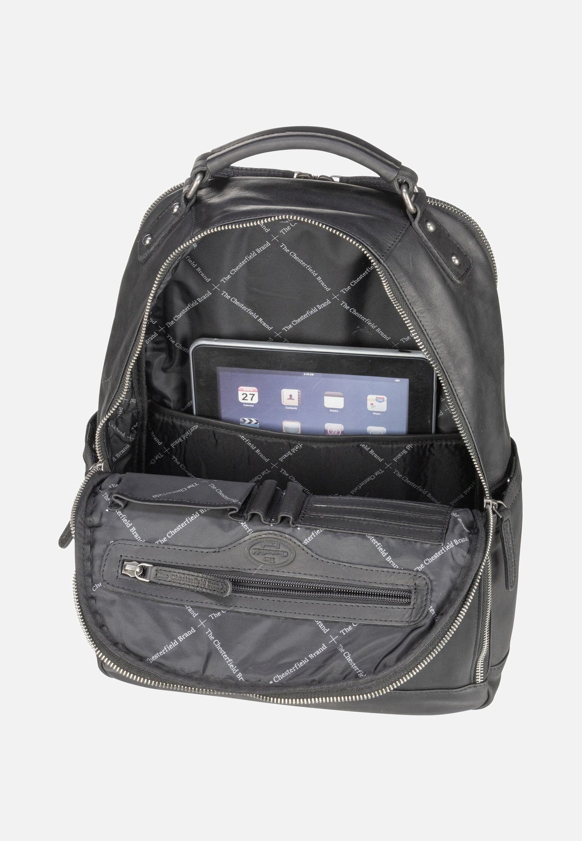 The Chesterfield Brand Austin 0184 Black Rucksack
