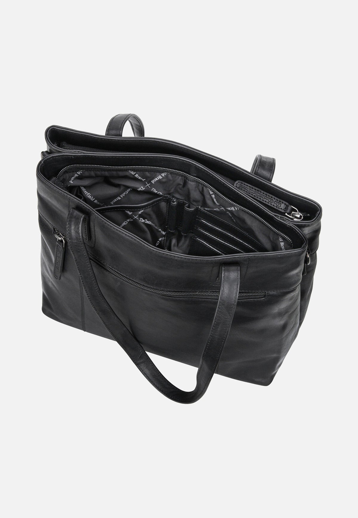 The Chesterfield Brand Nola 0211 Black Schultertasche