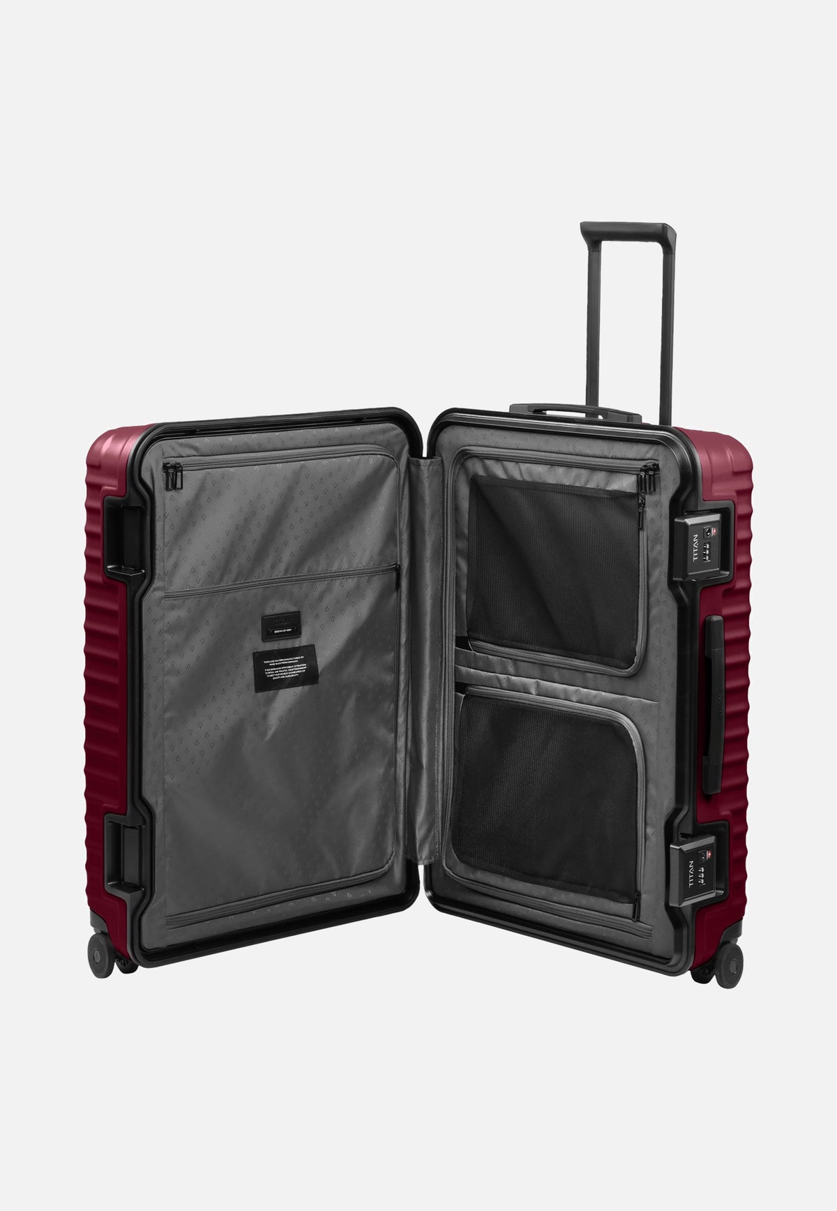 Titan OVERSEAS 4w Trolley L Emberwood Red Koffer