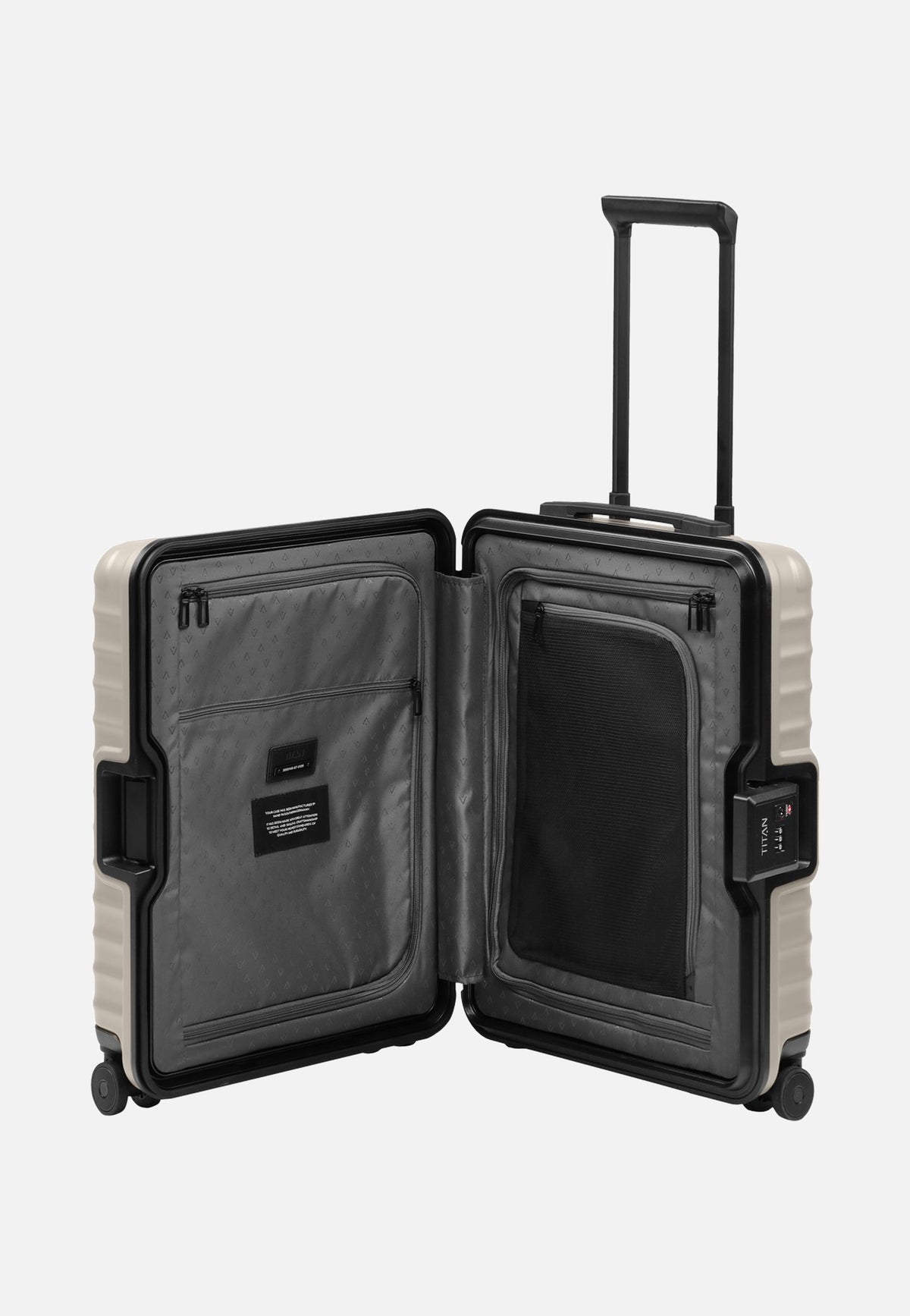 Titan OVERSEAS 4w Trolley S20 Moonstone Grey Koffer