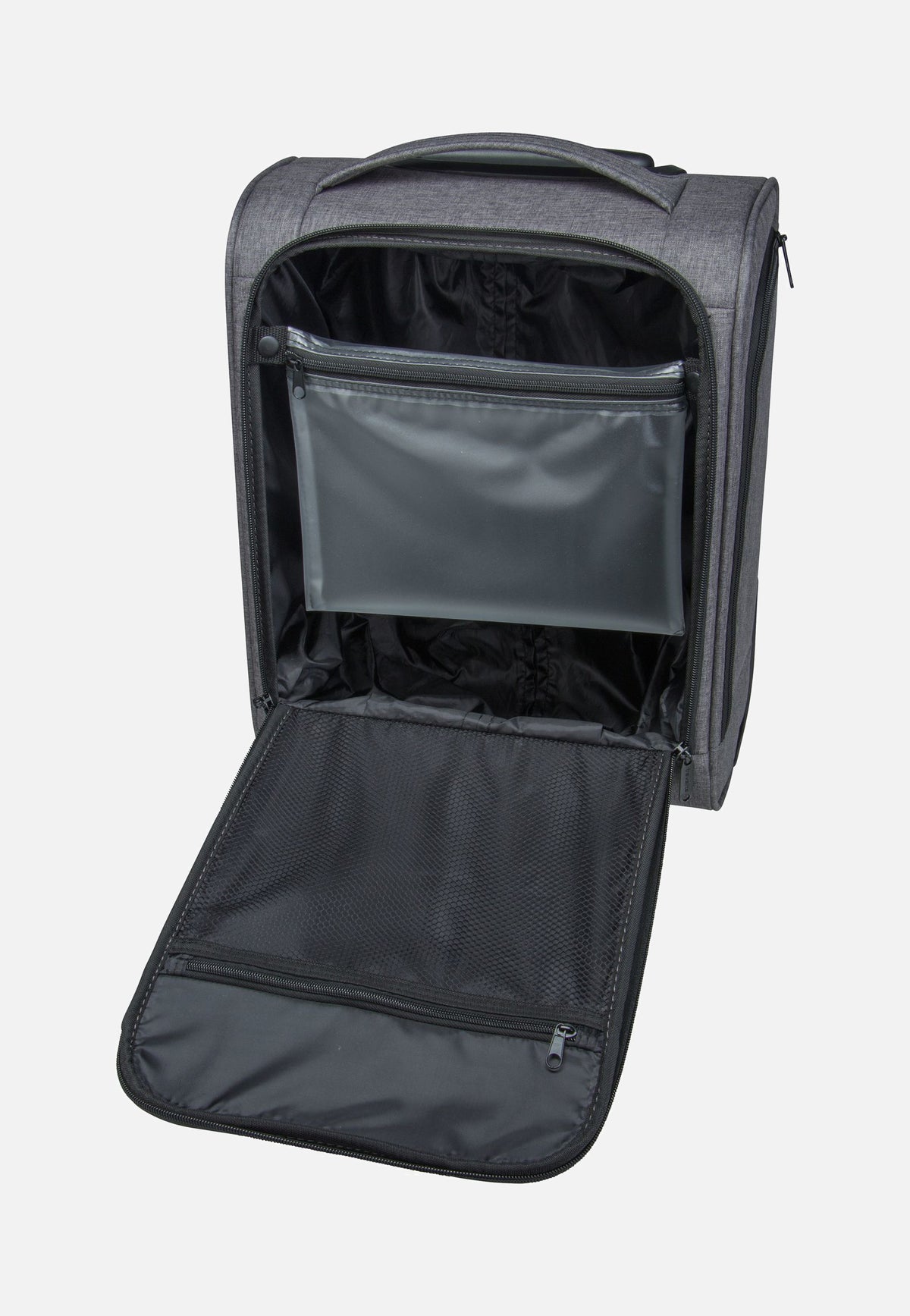 travelite Cabin 2w Bordtrolley Underseater Grau Melange Koffer
