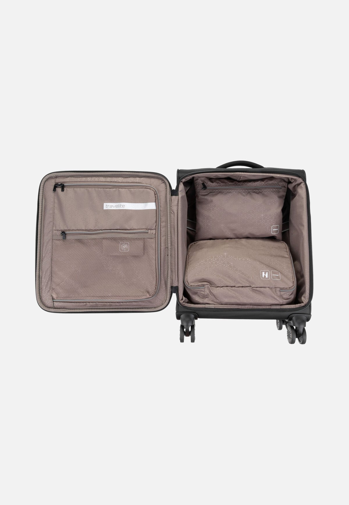 travelite Crosslite 4w Trolley S Schwarz Koffer