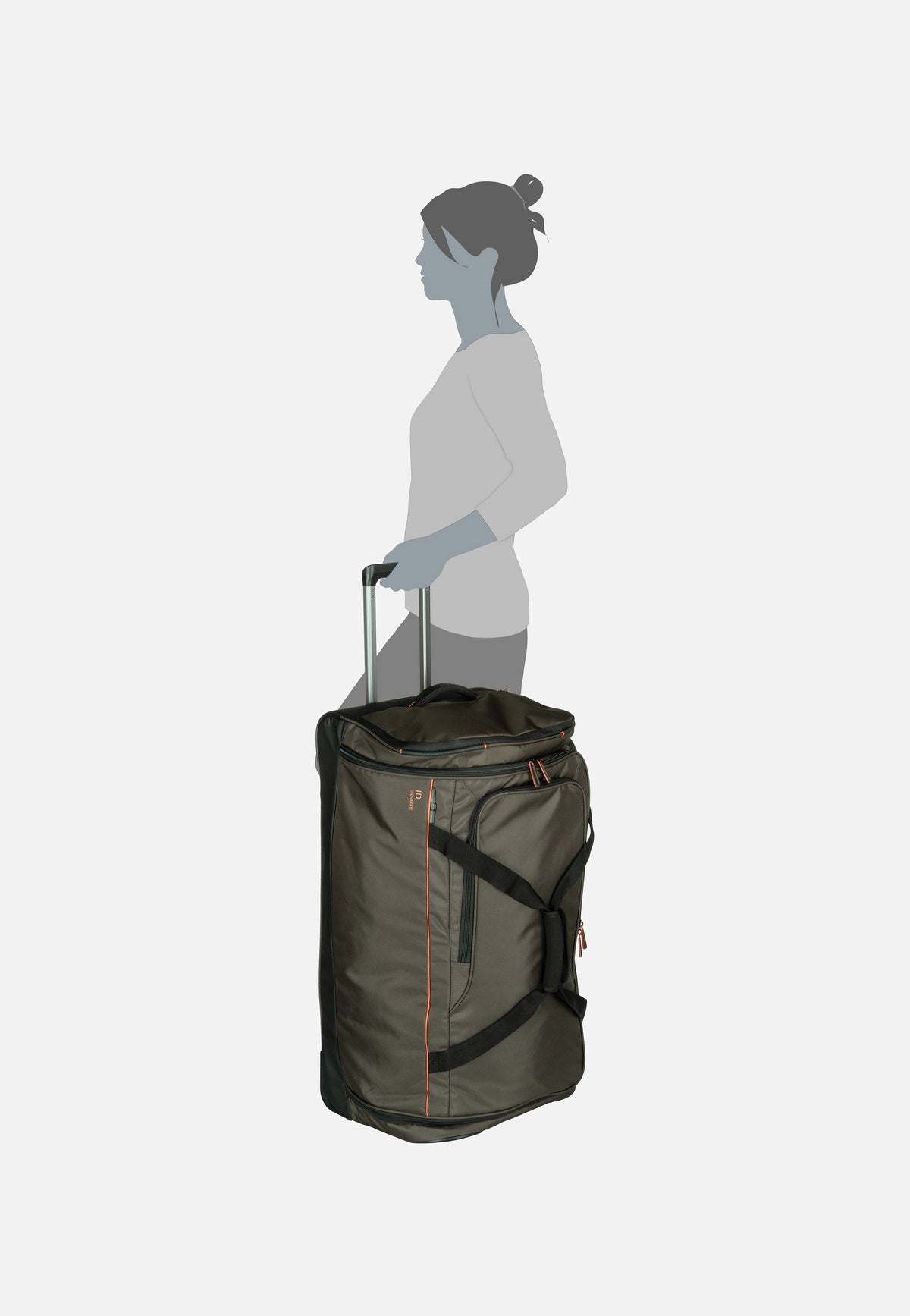 travelite Crosslite L Oliv Reisetasche mit Rollen