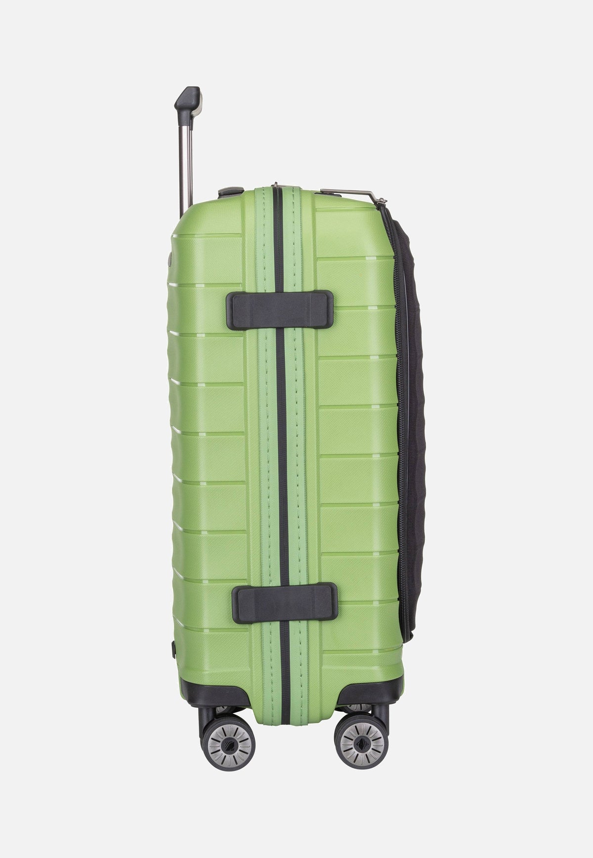 travelite Mooby 4w Trolley S Front Pocket Grün Koffer