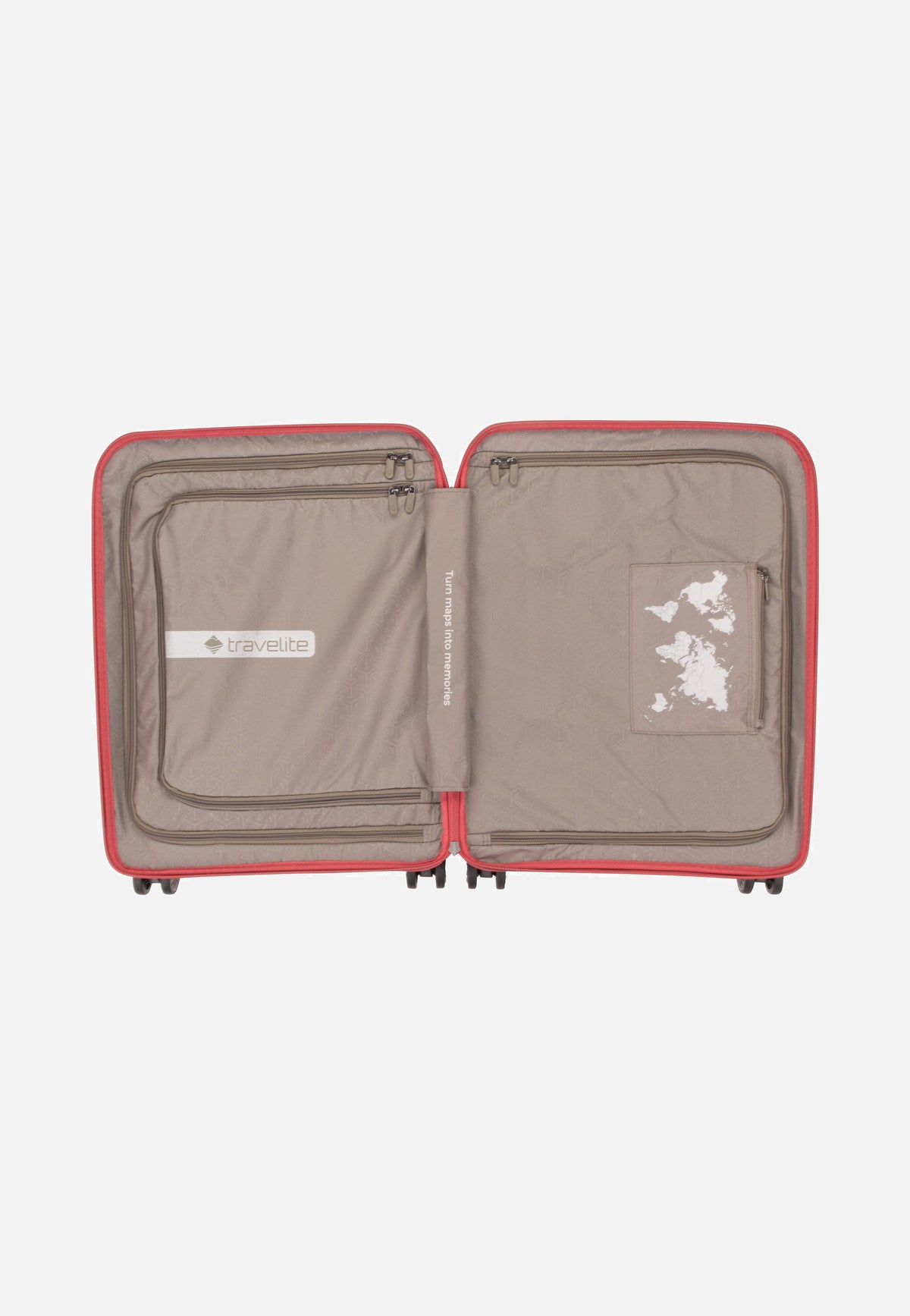 travelite Mooby 4w Trolley S Rot Koffer