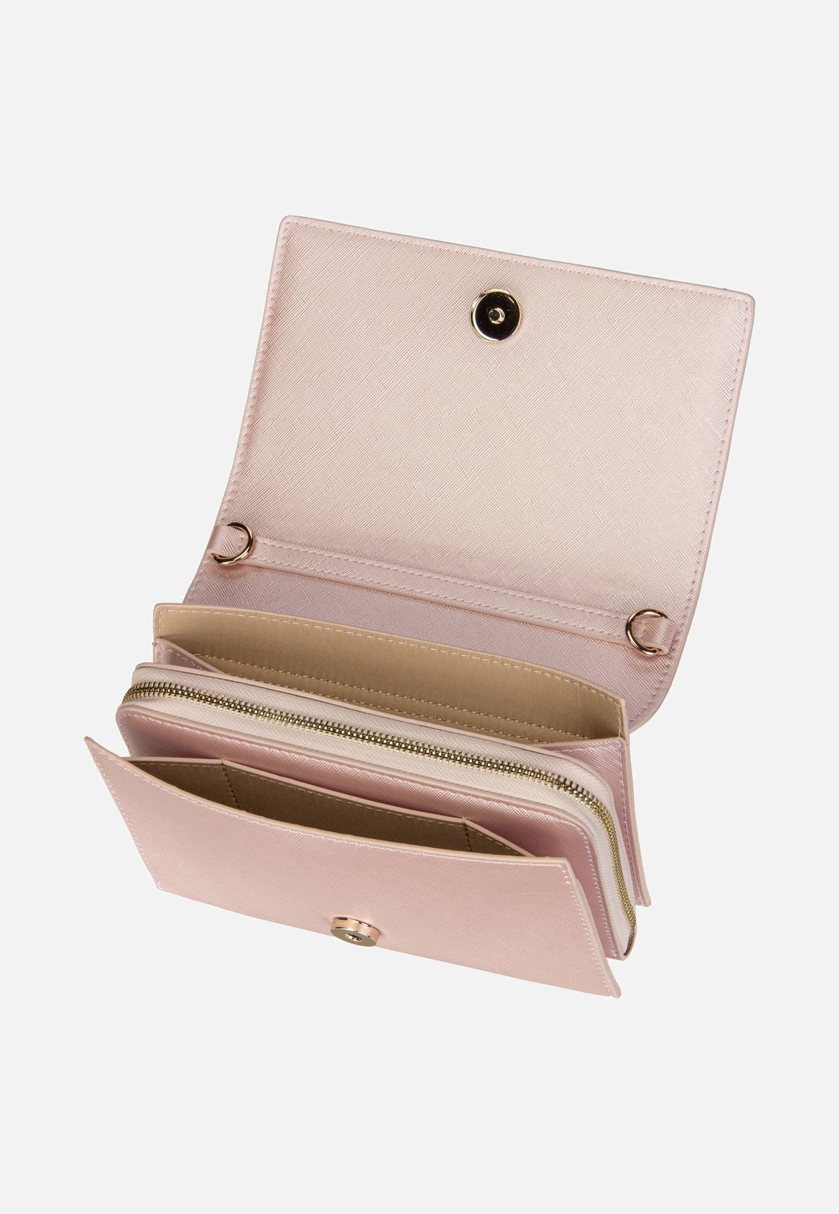 Valentino Ember 17SAF Rosa Metallizzato Abendtasche