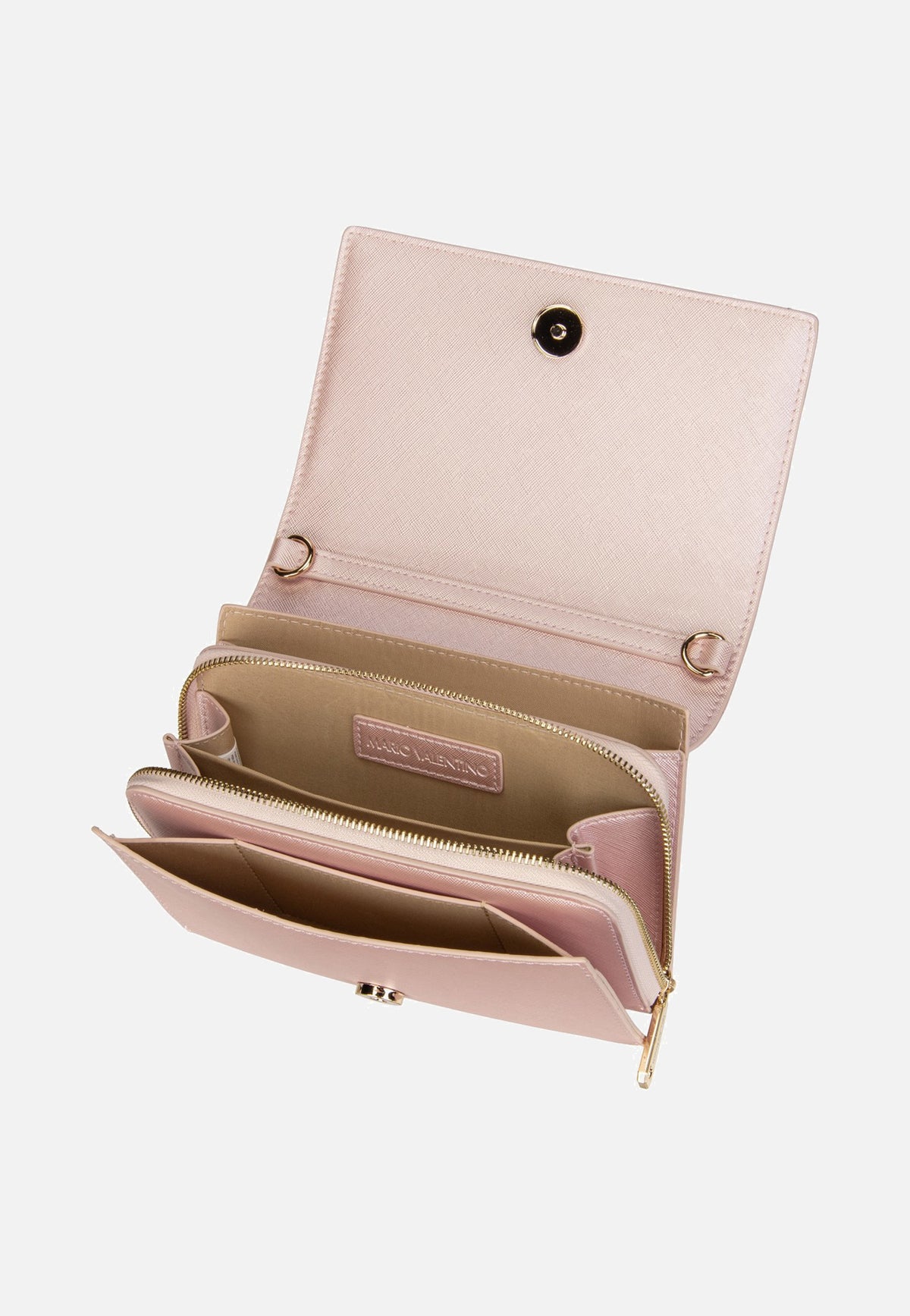 Valentino Ember 17SAF Rosa Metallizzato Abendtasche