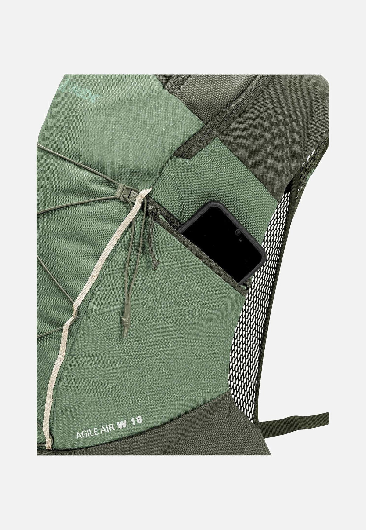 Vaude Women's Agile Air 18 Willow Green Wanderrucksack