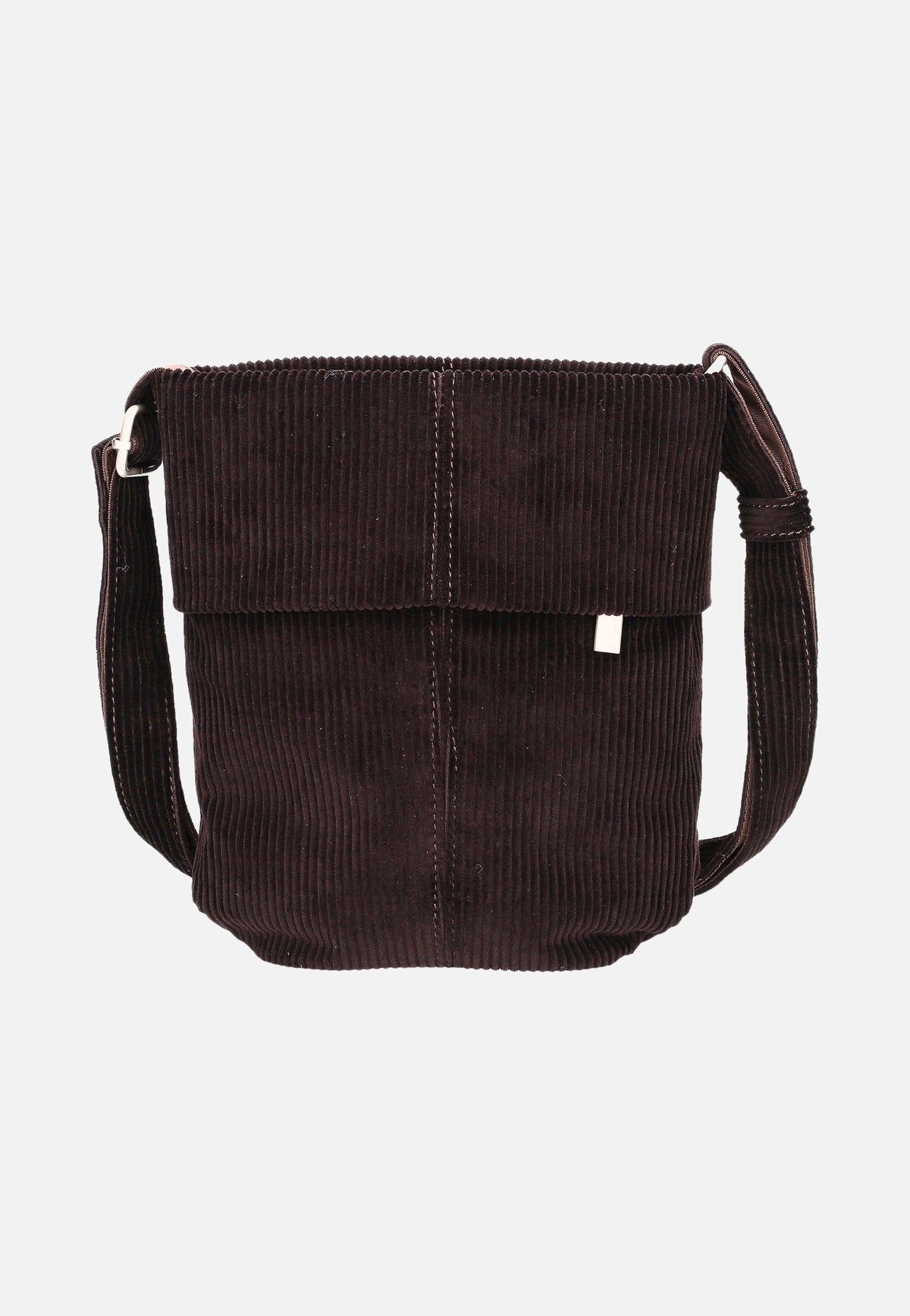 zwei Mademoiselle M45 Cord/Espresso Crossbody Bag