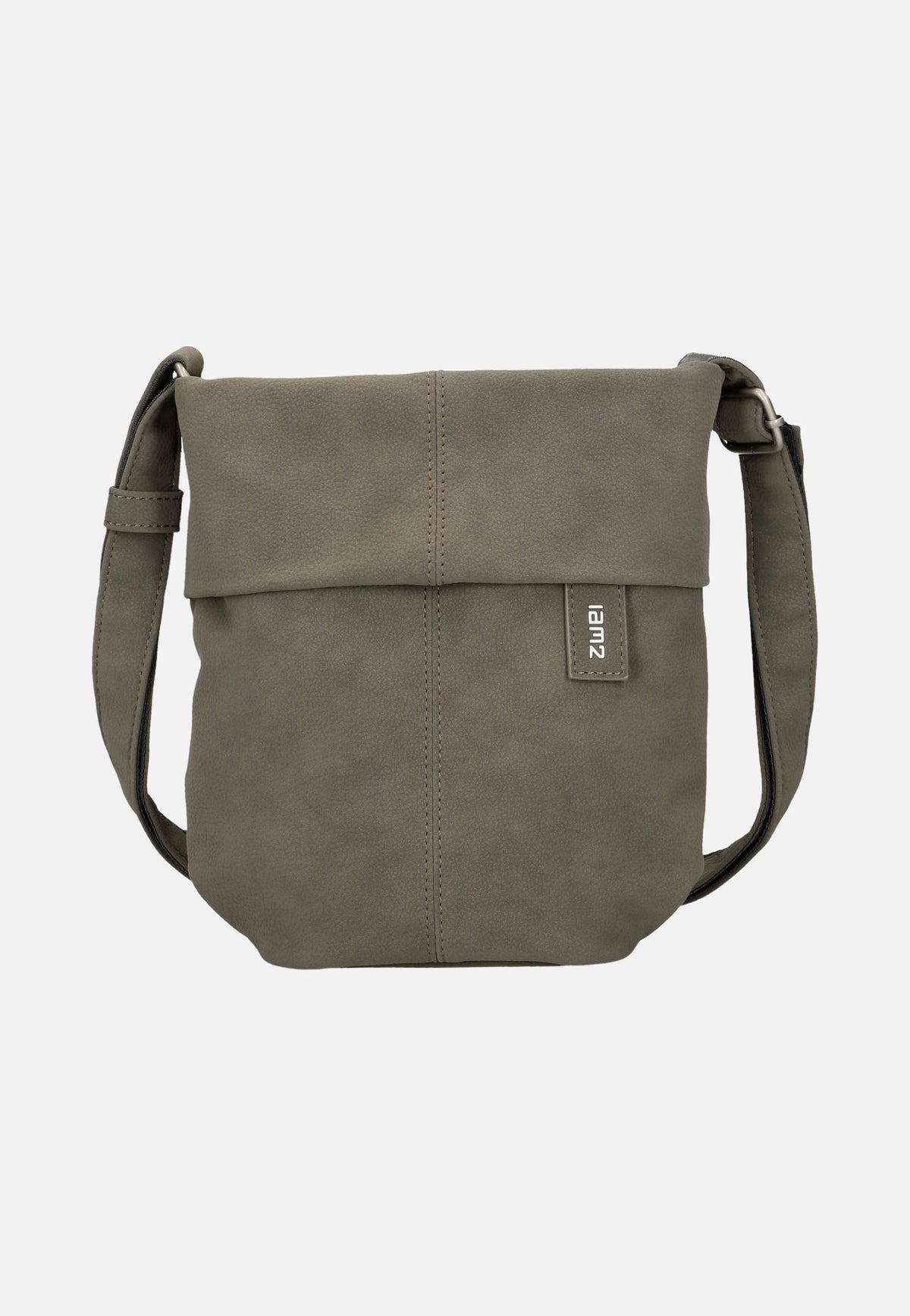 zwei Mademoiselle M45 Nubuk/Mud Crossbody Bag