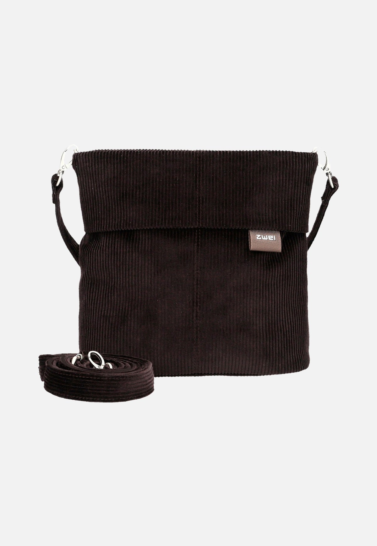 zwei Mademoiselle M8 Cord/Espresso Pouch Bag