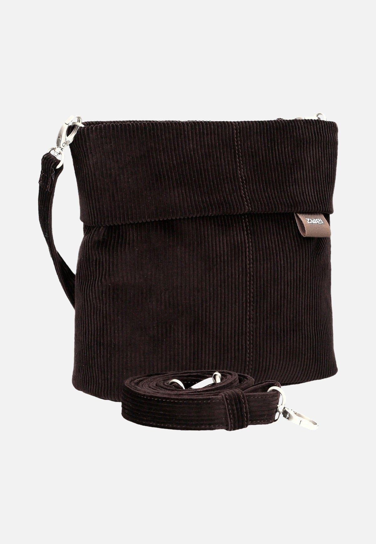 zwei Mademoiselle M8 Cord/Espresso Pouch Bag