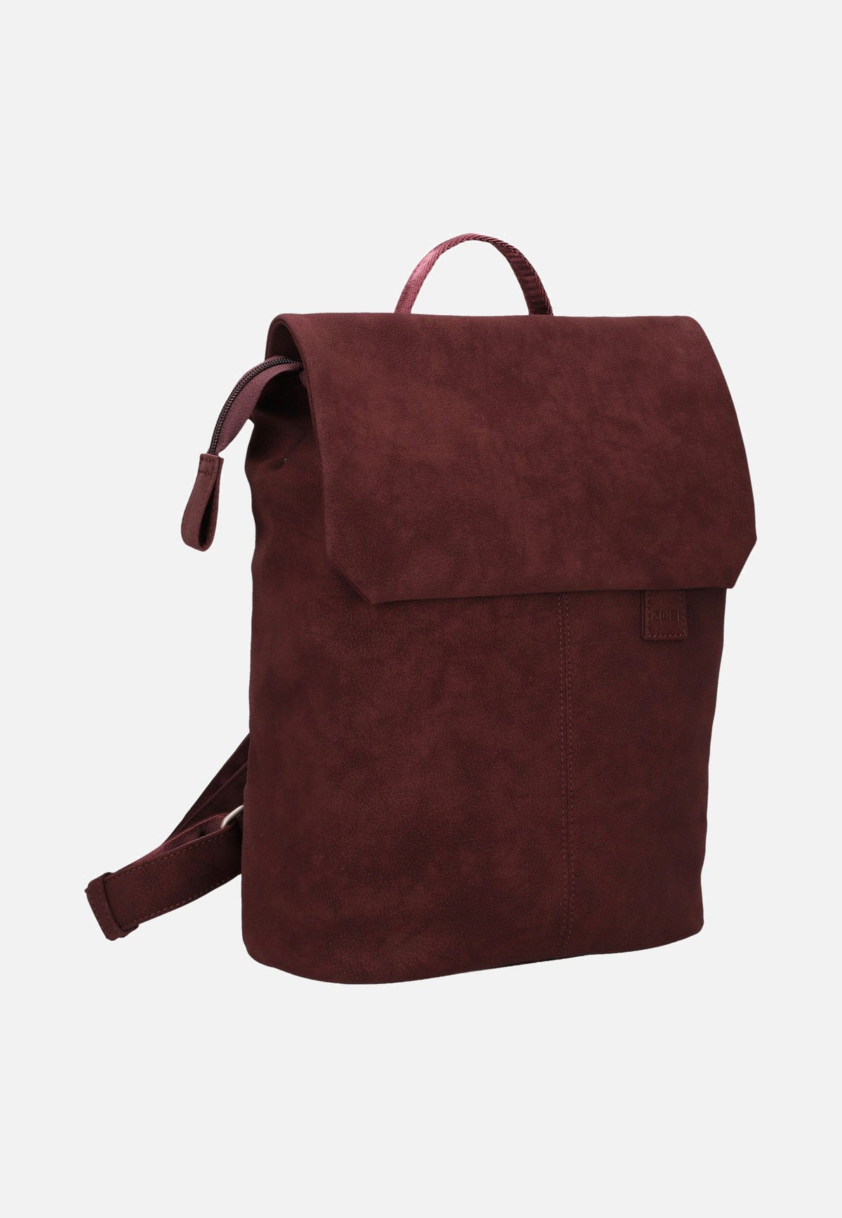 zwei Mademoiselle MR13 Nubuk/Bordeaux Rucksack