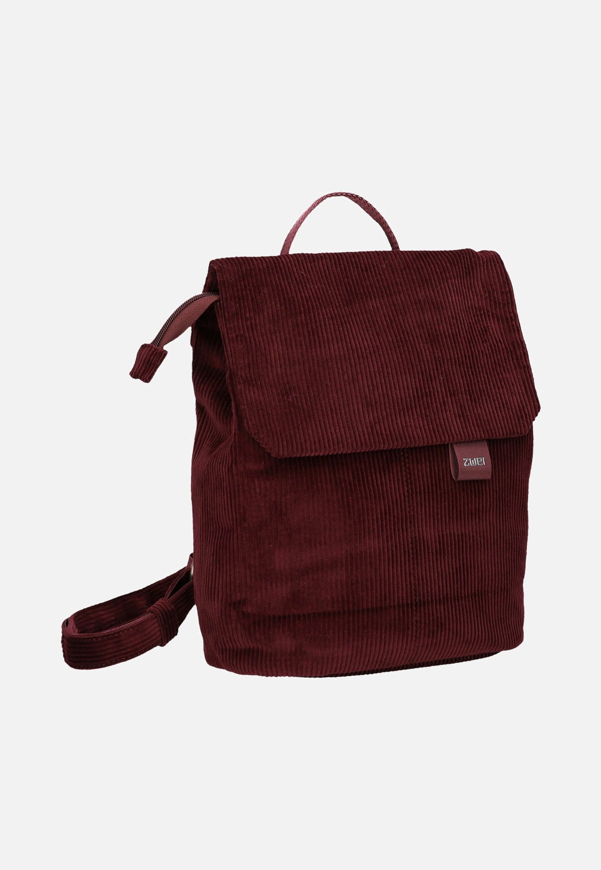 zwei Mademoiselle MR8 Cord/Bordeaux Rucksack