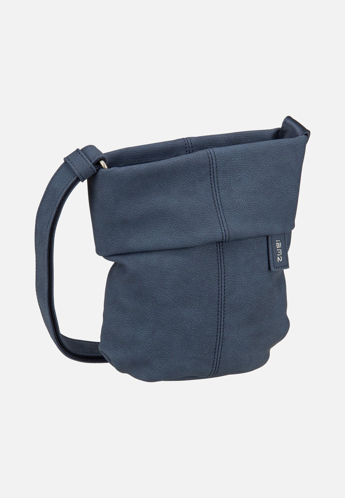 zwei Mademoiselle M45 M Nubuk/Blue Crossbody Bag