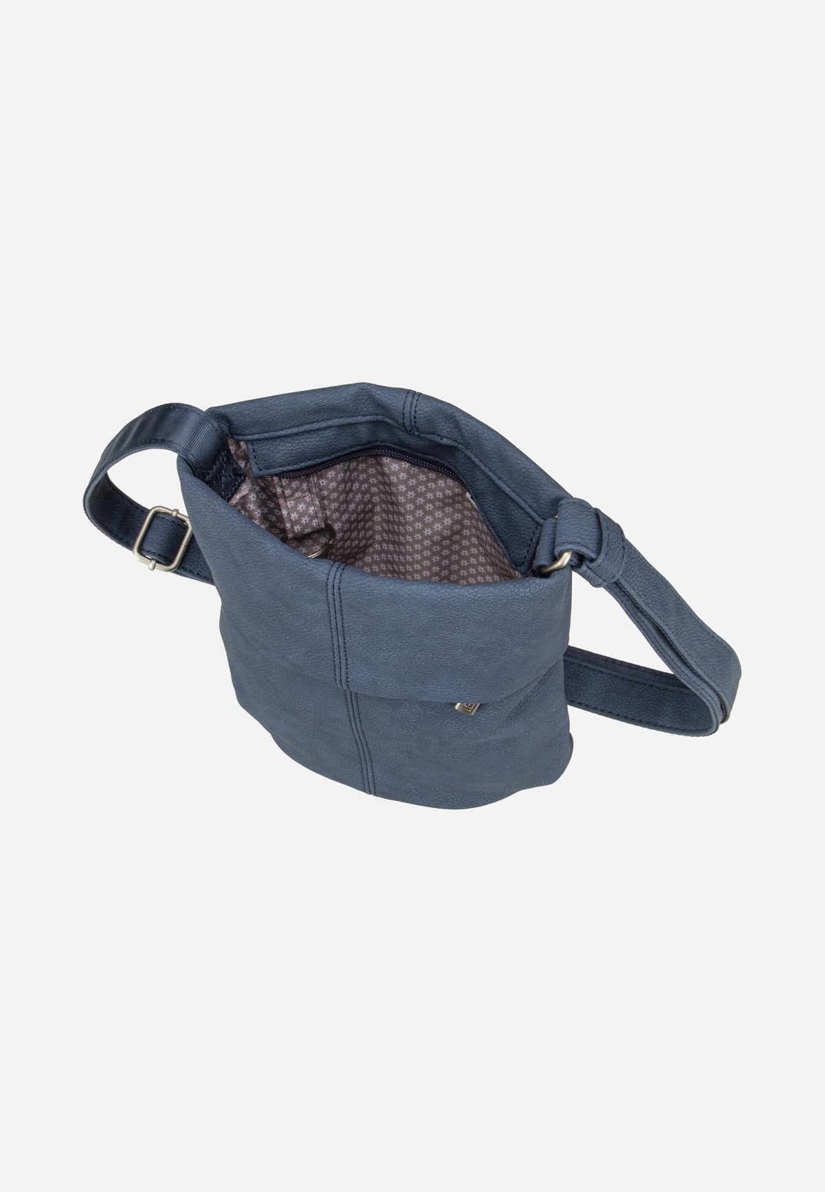 zwei Mademoiselle M45 M Nubuk/Blue Crossbody Bag