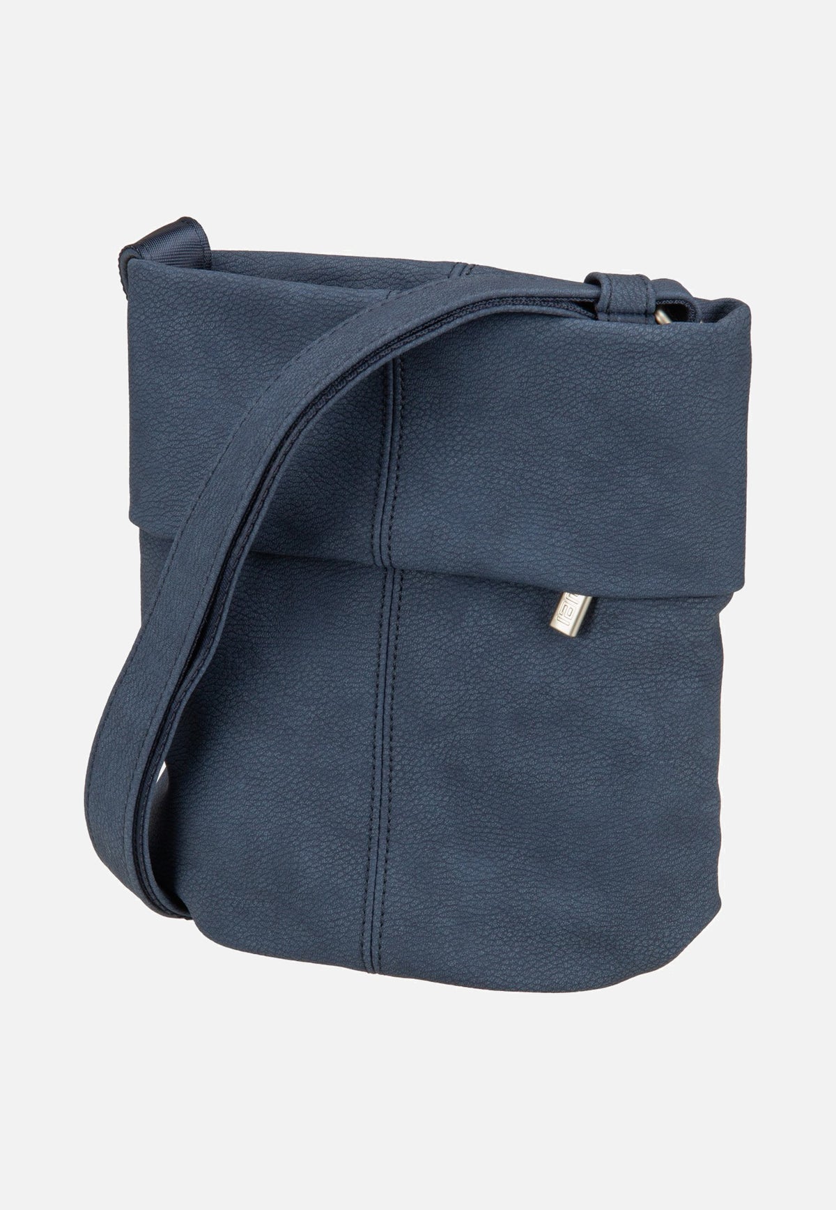 zwei Mademoiselle M45 M Nubuk/Blue Crossbody Bag