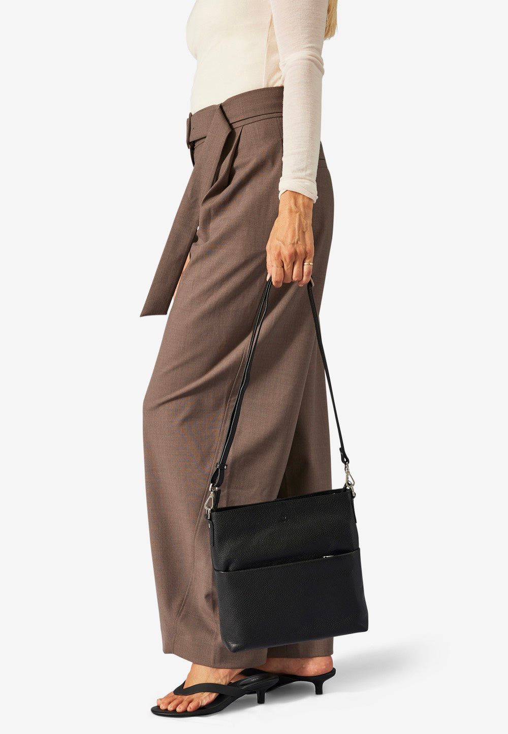 Adax Cormorano Andrea Black Crossbody Bag