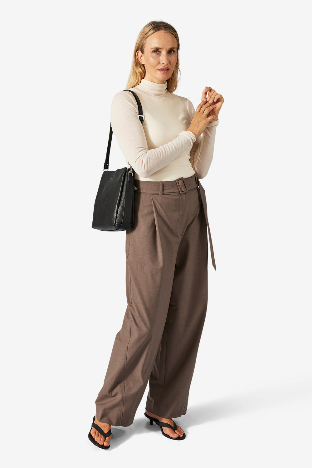 Adax Cormorano Ellinor Black Crossbody Bag