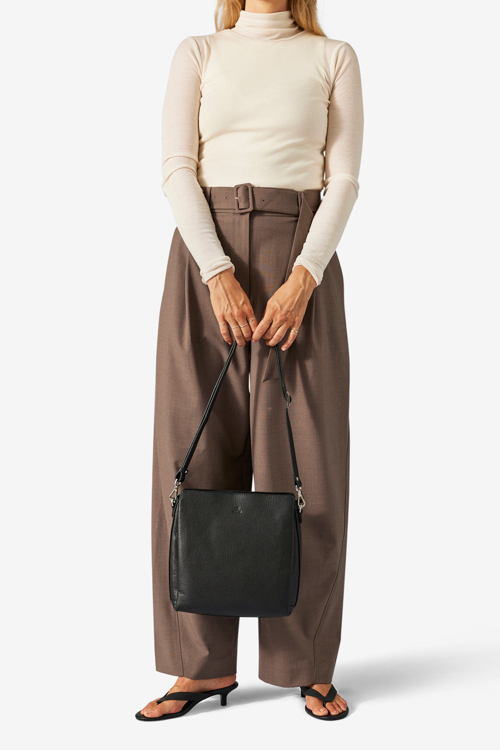 Adax Cormorano Ellinor Black Crossbody Bag