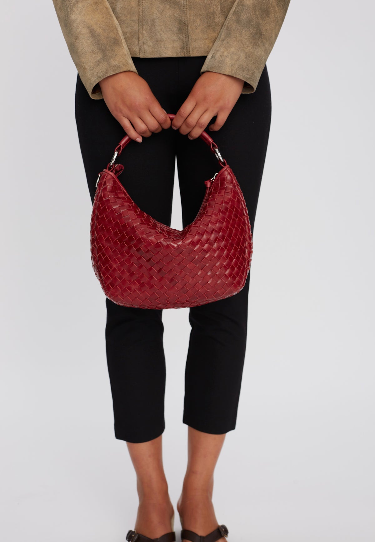 Adax Salerno Marlin Amaretto Hobo Bag