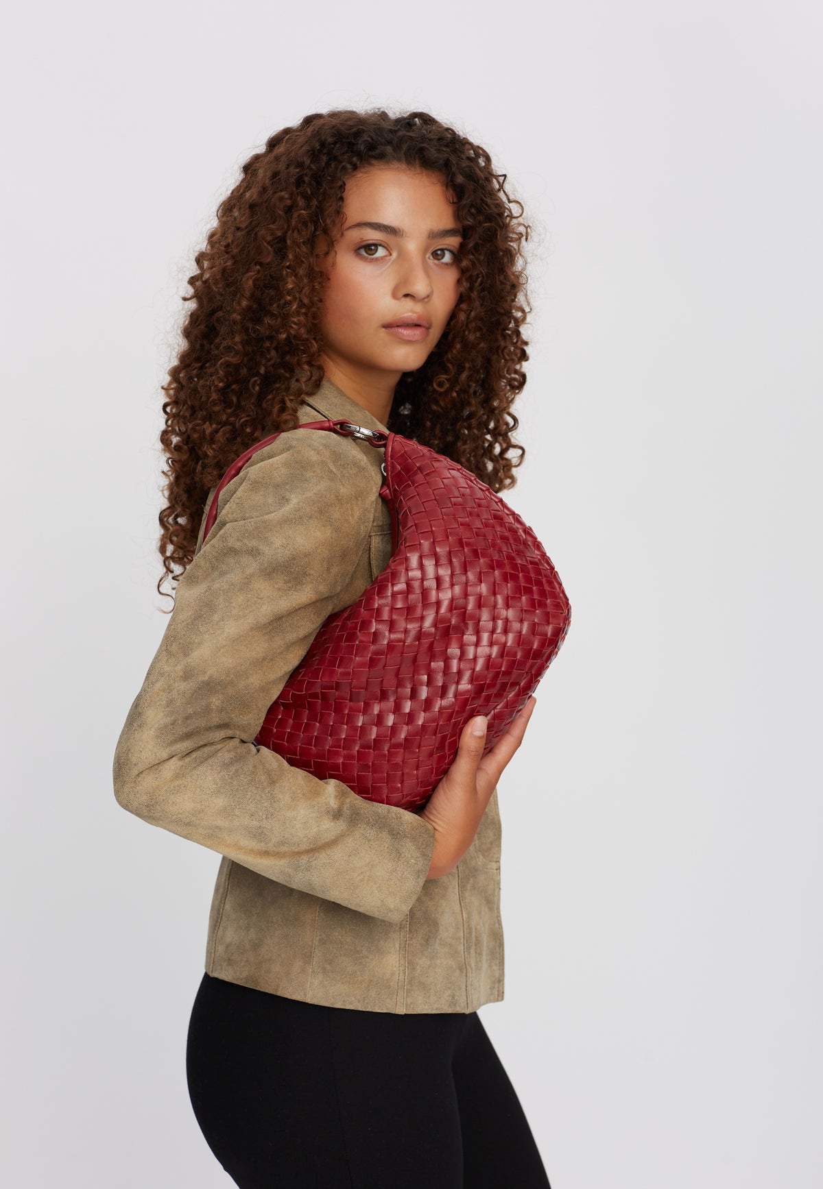 Adax Salerno Marlin Amaretto Hobo Bag