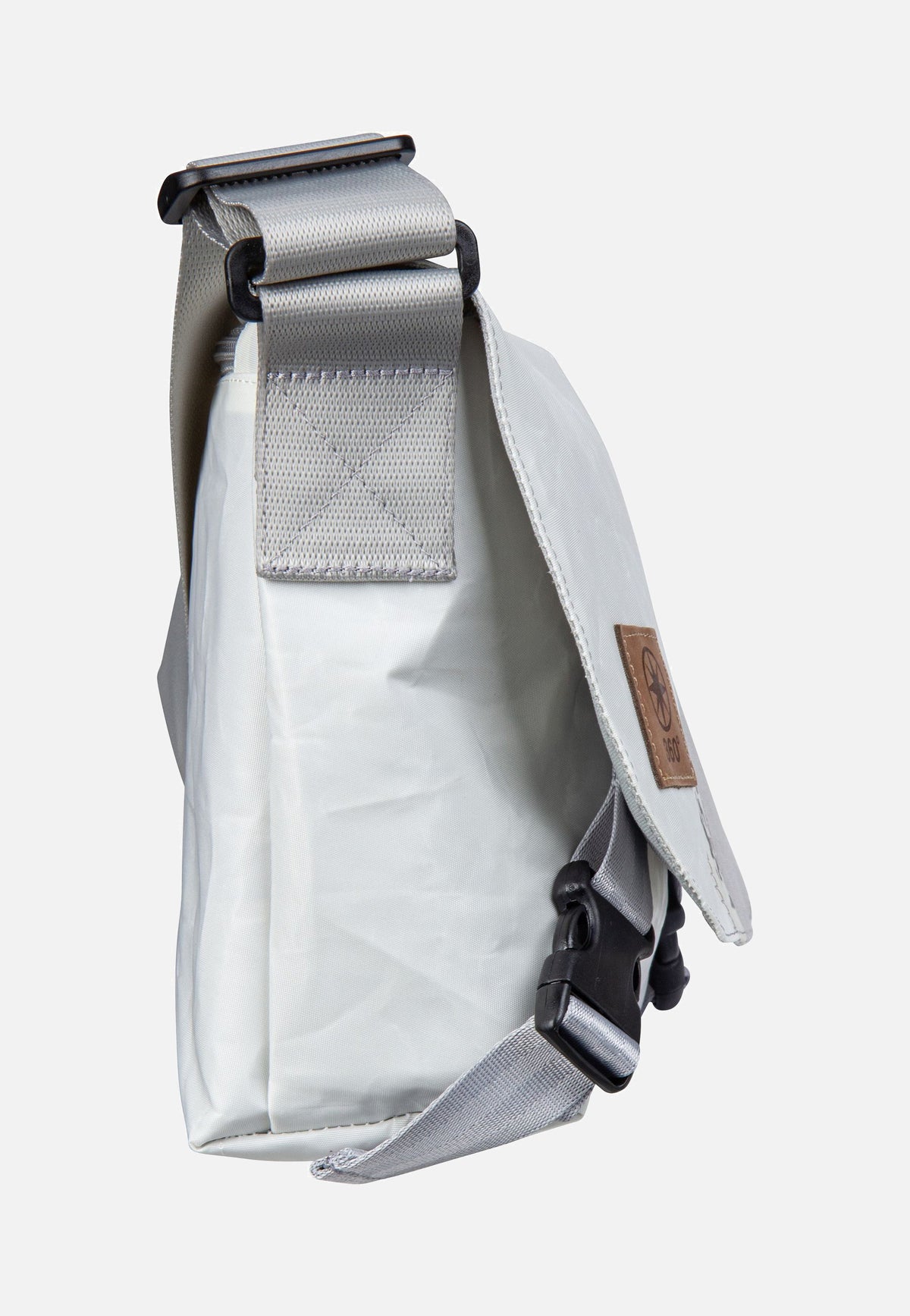 360Grad Törn Stencil-Weiß/Grau Messenger Bag