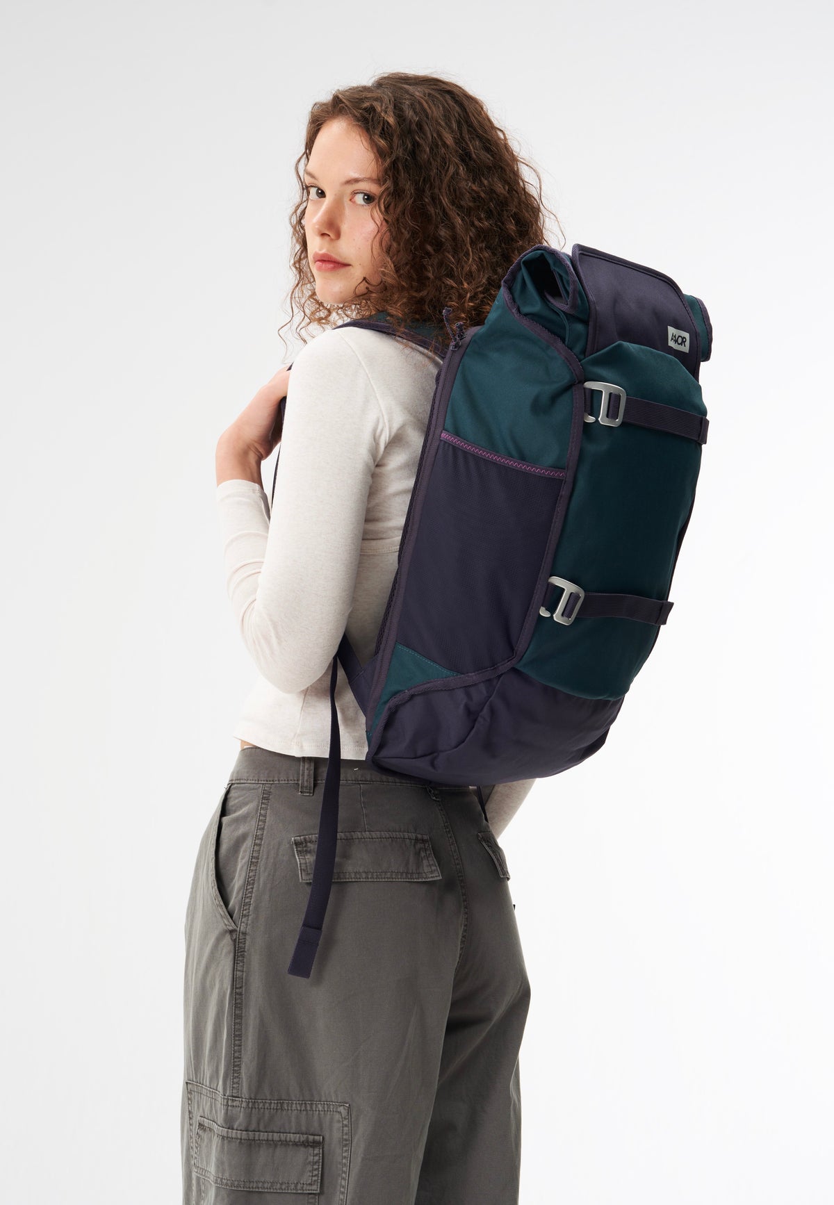 AEVOR Trip Pack Vintage Teal Rolltop Rucksack