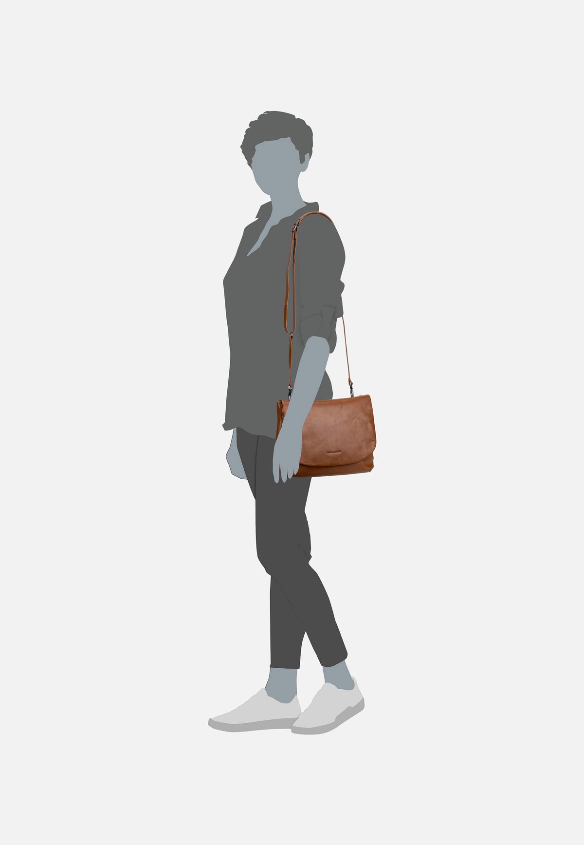 aunts & uncles Jabong Cognac Crossbody Bag