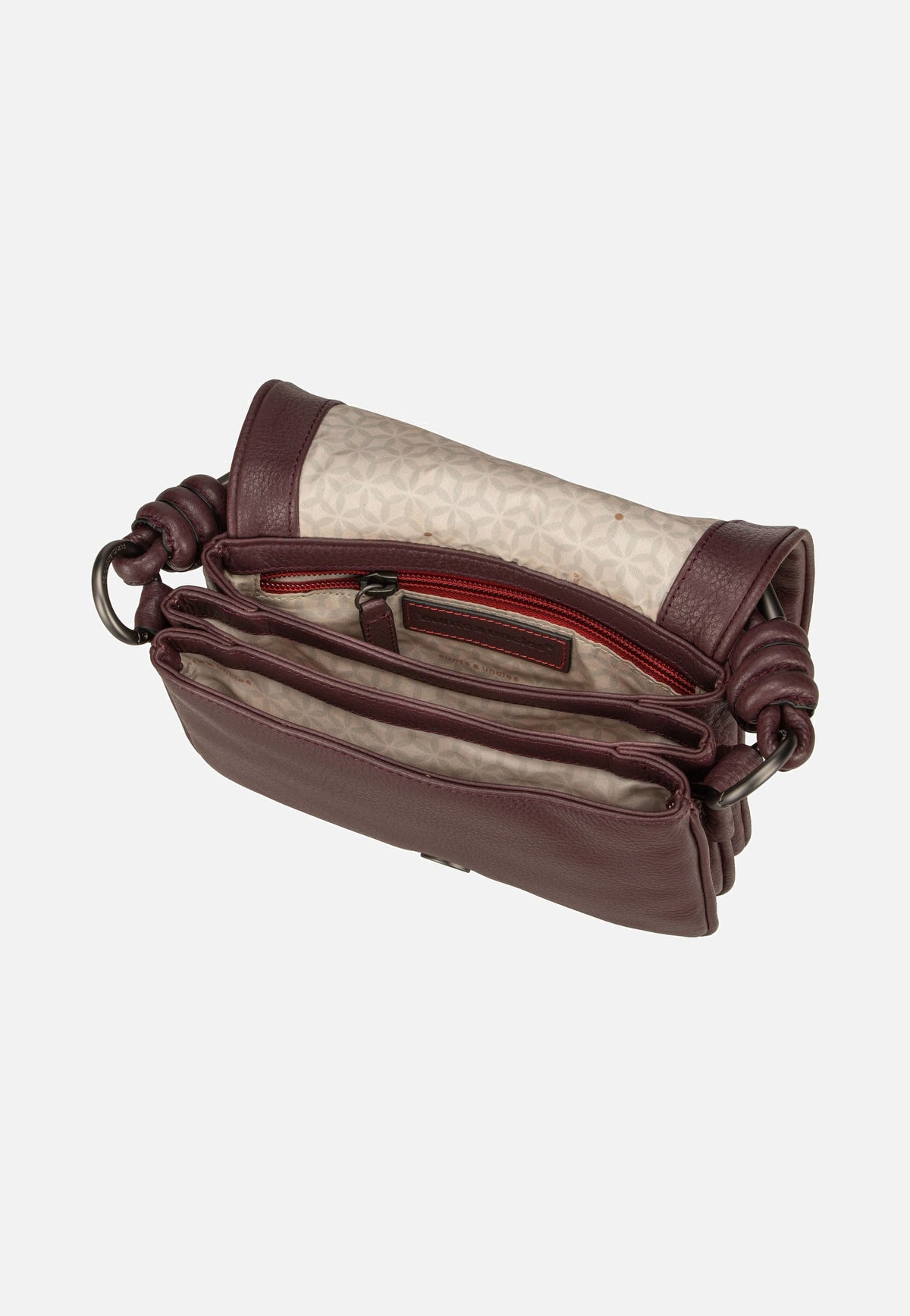 aunts & uncles Twinkle Merlot Handle Bag