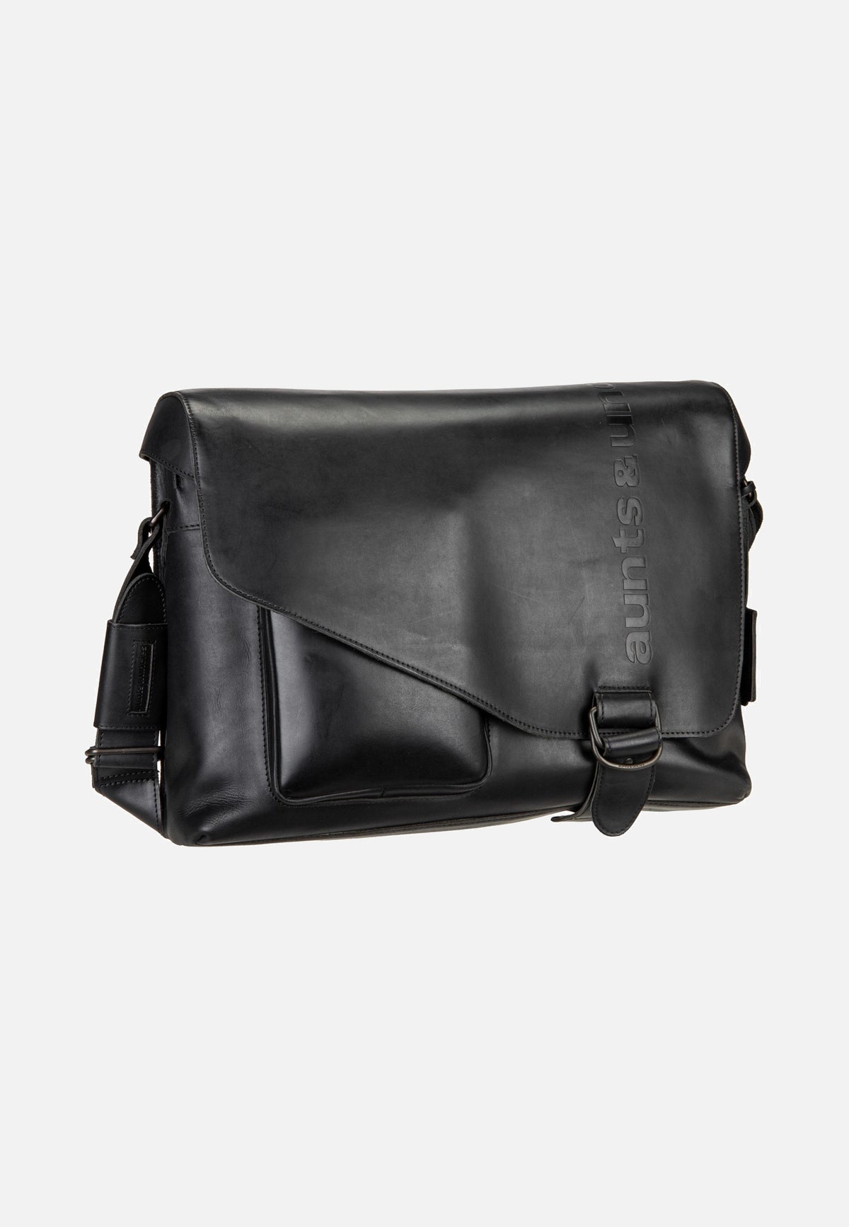 aunts & uncles Big Judd Black Messenger Bag