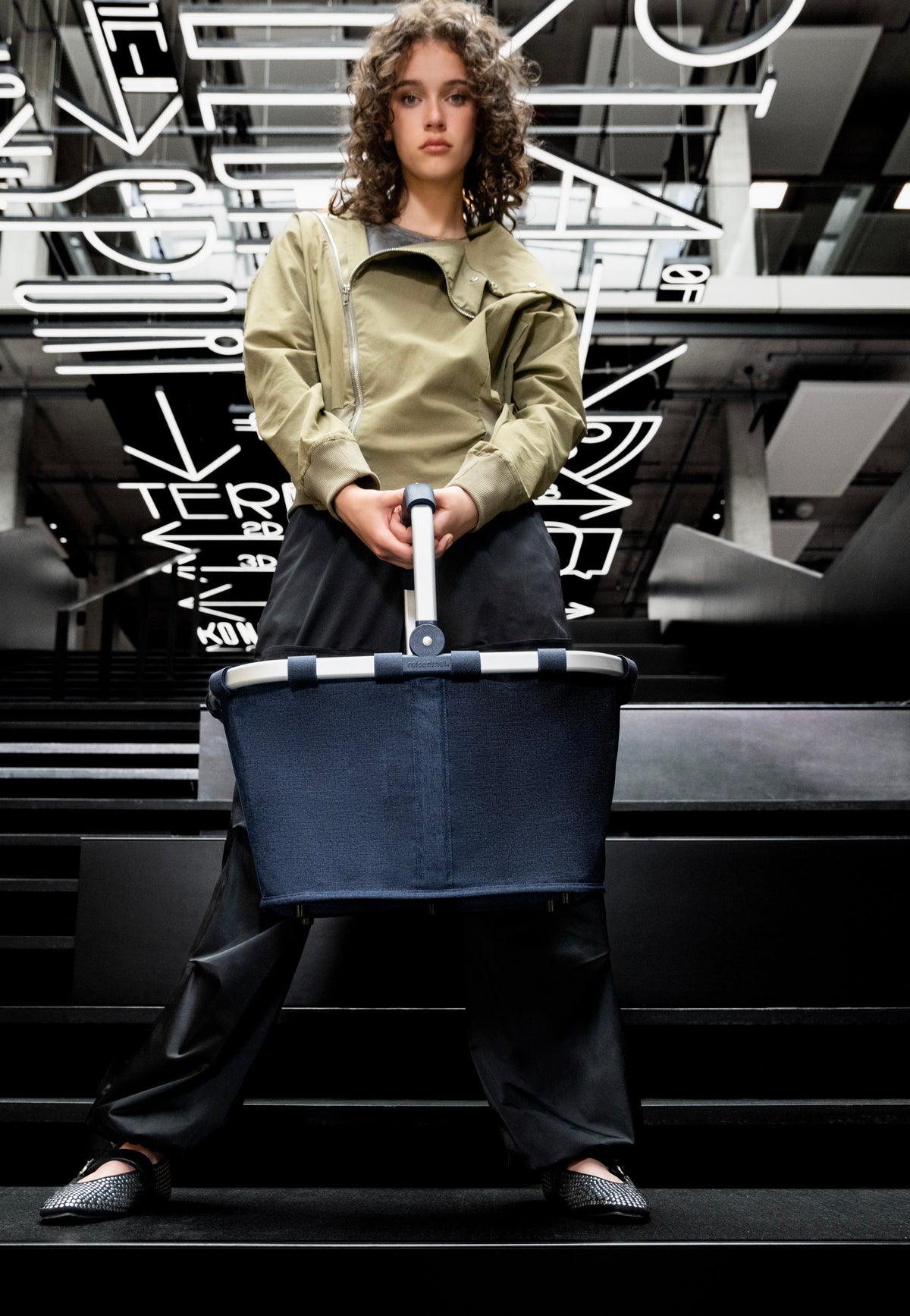 reisenthel Carrybag Frame Twist Navy Einkaufskorb