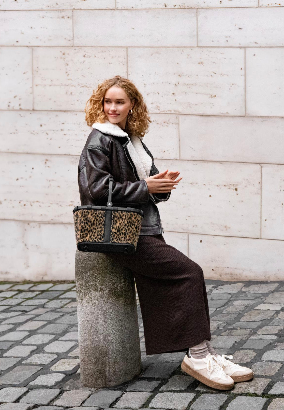 reisenthel Carrybag XS Leo Fake Fur Einkaufskorb