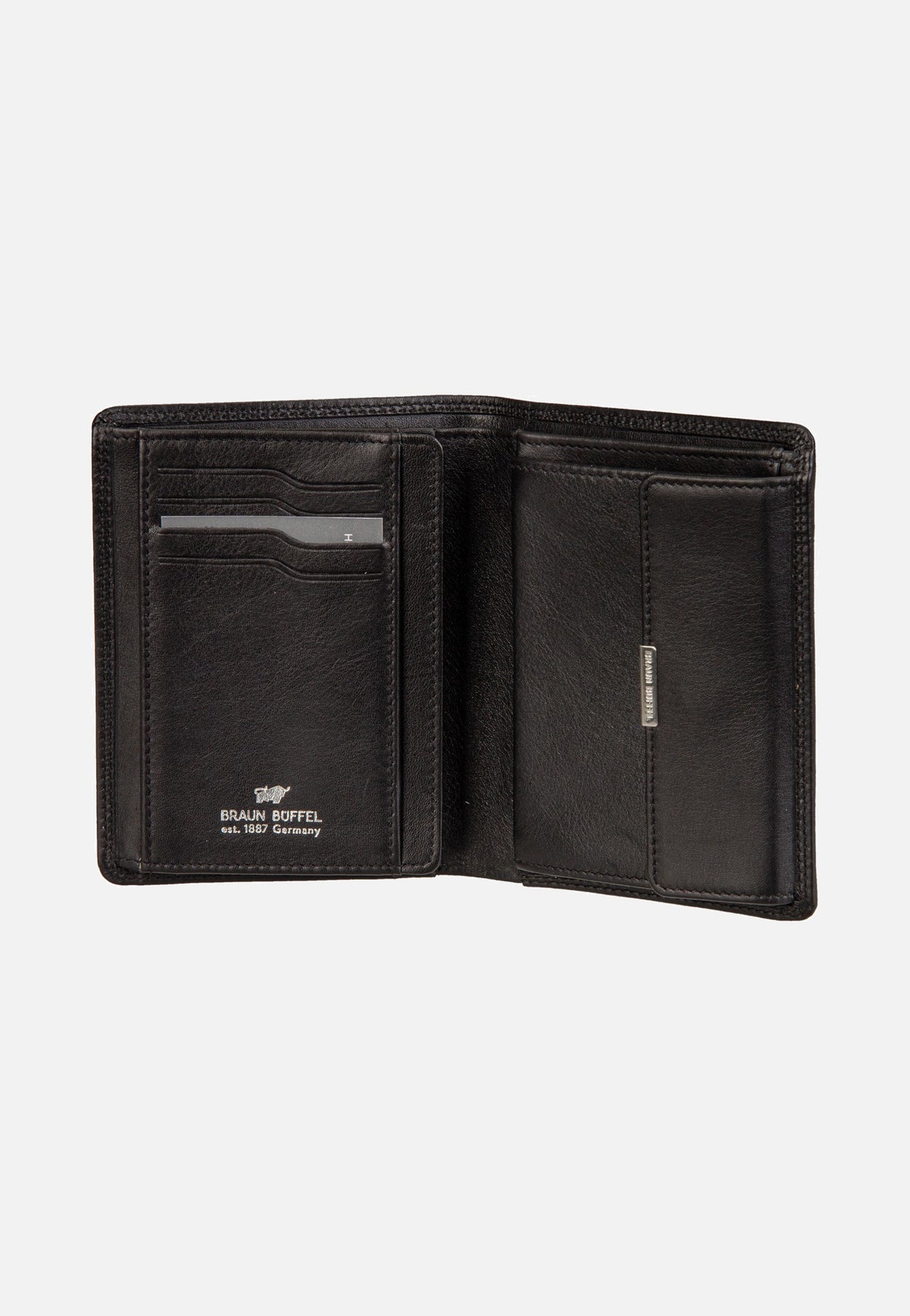 Braun Büffel Golf RFID Coin Wallet H 8Cs Black Portemonnaie