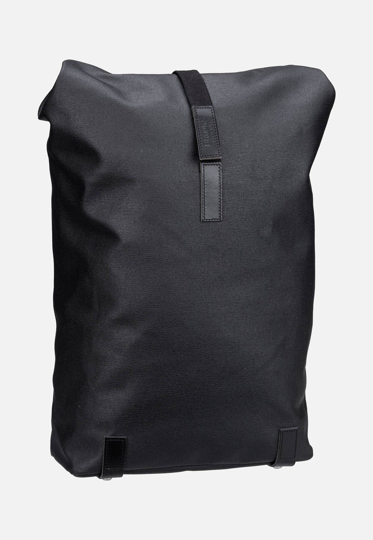 Brooks England Pickwick Cotton Canvas 26 L Black Rolltop Rucksack