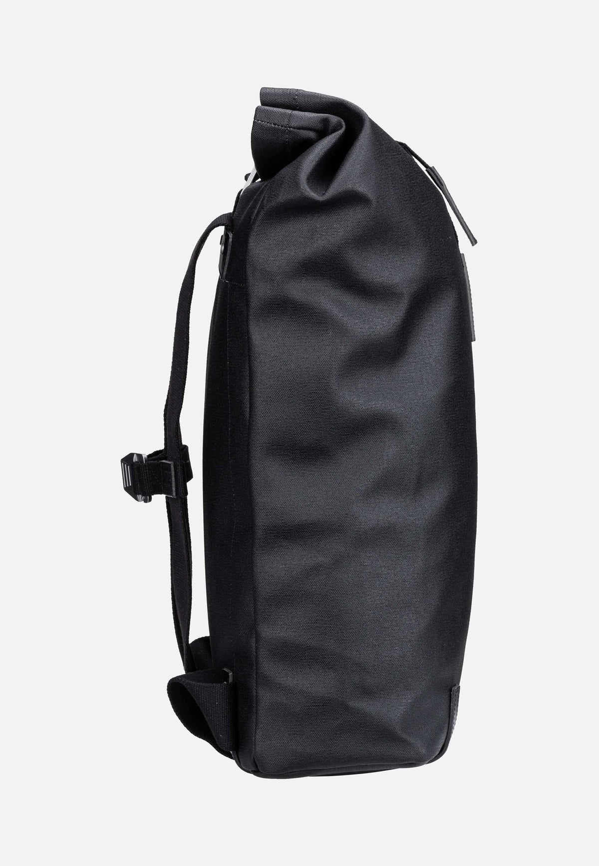Brooks England Pickwick Cotton Canvas 26 L Black Rolltop Rucksack